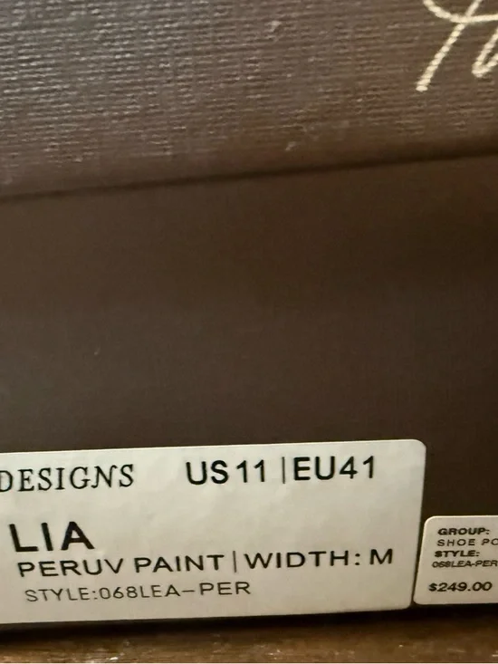 Patricia Nash Floral Leather Lace-Up Ankle Boots in Blue, Brown & Gold Tones - Picture 10 of 10